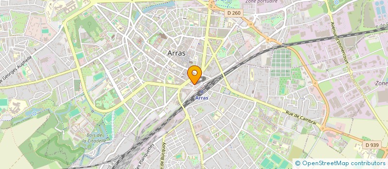 localisation de l'entreprise MONSIEUR MARC-ANTOINE BLOCKELET à ARRAS