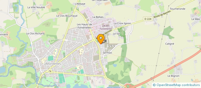 localisation de l'entreprise MONSIEUR MARC-ANTOINE BRIAND à MORDELLES