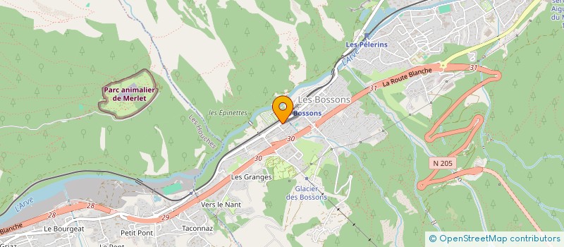 localisation de l'entreprise MONSIEUR MARC-ANTOINE BROCHARD  CHAMONIX-MONT-BLANC