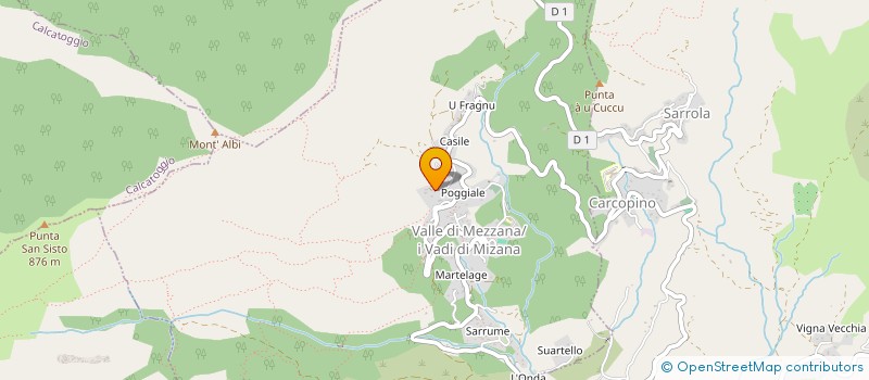 localisation de l'entreprise MONSIEUR MARC-ANTOINE CASANOVA  VALLE-DI-MEZZANA