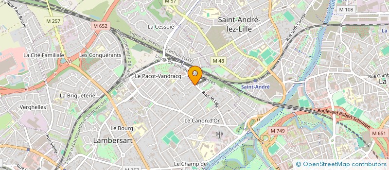 localisation de l'entreprise MONSIEUR MARC-ANTOINE CATHELAIN à LAMBERSART
