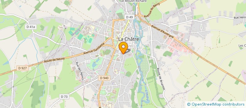 localisation de l'entreprise MONSIEUR MARC-ANTOINE COUSIN à LA CHATRE