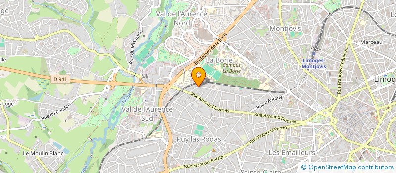 localisation de l'entreprise MONSIEUR MARC-ANTOINE DA MOTA à LIMOGES