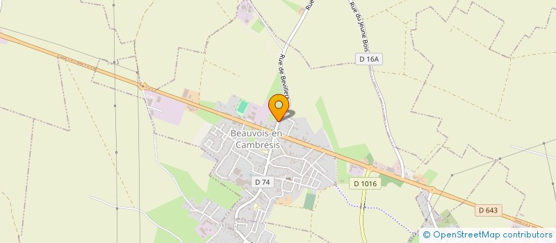 localisation de l'entreprise MONSIEUR MARC-ANTOINE DELACOURT  BEAUVOIS-EN-CAMBRESIS