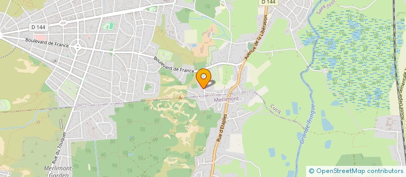 localisation de l'entreprise MONSIEUR MARC-ANTOINE DUFOUR  CUCQ