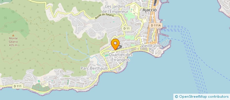 localisation de l'entreprise MONSIEUR MARC-ANTOINE FORCIOLI DIEU  AJACCIO