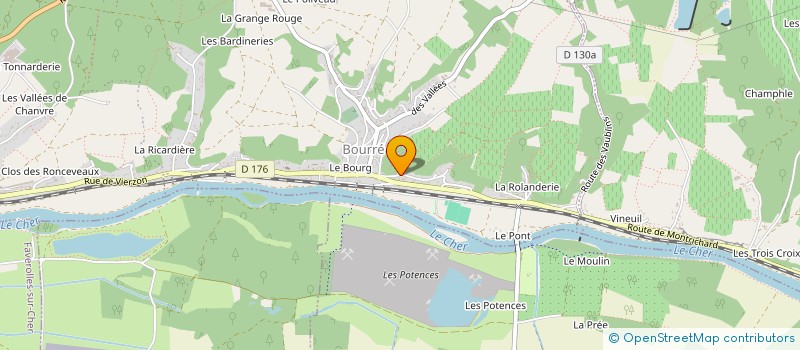 localisation de l'entreprise MONSIEUR MARC ANTOINE GADRAULT  MONTRICHARD-VAL-DE-CHER