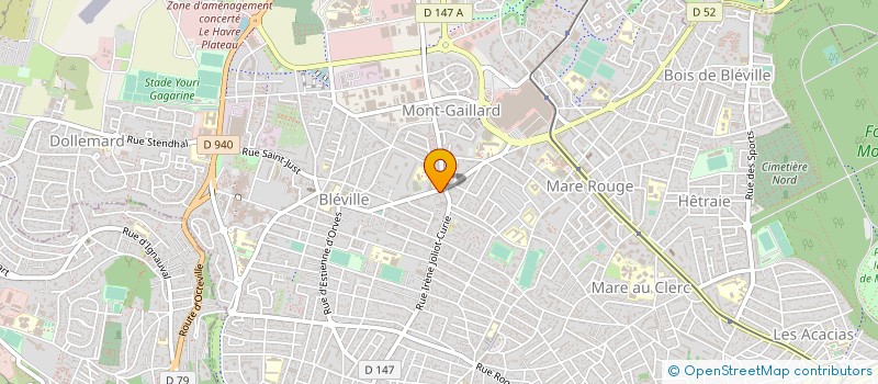 localisation de l'entreprise MONSIEUR MARC-ANTOINE GARRIGOU  LE HAVRE