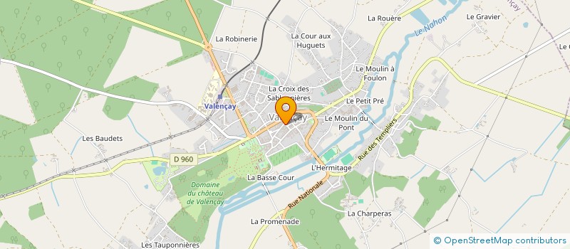 localisation de l'entreprise MONSIEUR MARC-ANTOINE GATEFAIT à VALENCAY