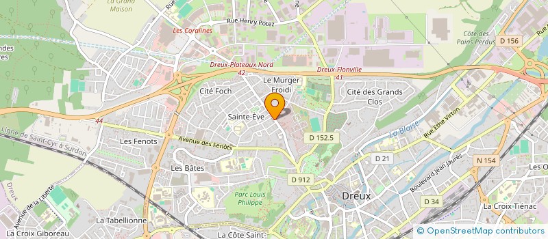 localisation de l'entreprise MONSIEUR MARC ANTOINE GIRONDEAU à DREUX