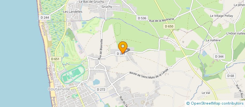 localisation de l'entreprise MONSIEUR MARC-ANTOINE GRAZIANI  AGON-COUTAINVILLE