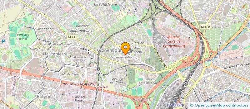 localisation de l'entreprise MONSIEUR MARC-ANTOINE JOLY à STRASBOURG