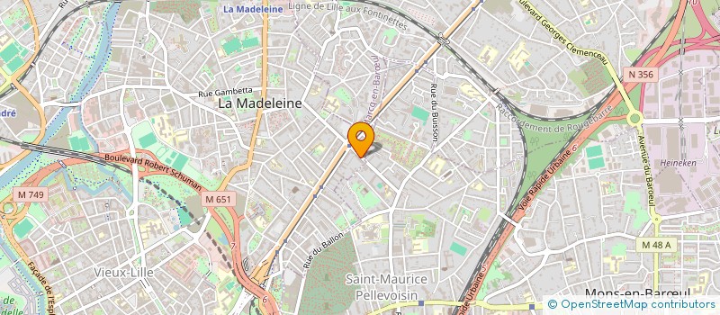 localisation de l'entreprise MONSIEUR MARC-ANTOINE LE BOSSE à LA MADELEINE