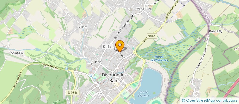 localisation de l'entreprise MONSIEUR MARC-ANTOINE LOTH  DIVONNE-LES-BAINS