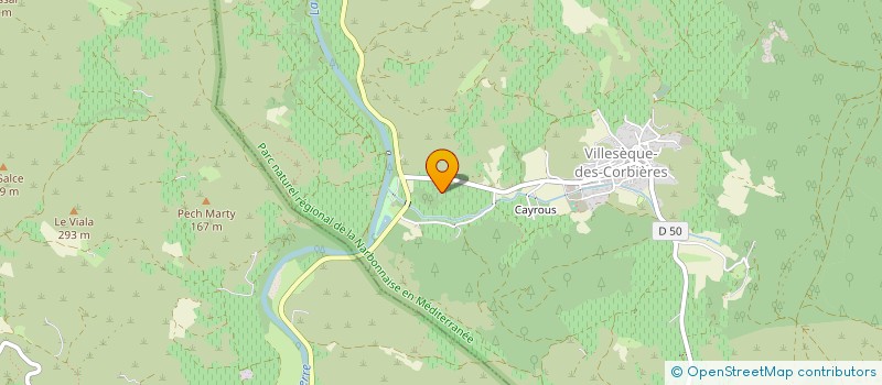 localisation de l'entreprise MONSIEUR MARC ANTOINE MAITRE  VILLESEQUE-DES-CORBIERES