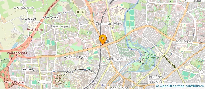 localisation de l'entreprise MONSIEUR MARC-ANTOINE MENIER  RENNES