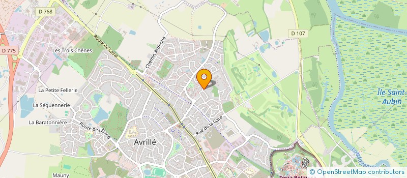 localisation de l'entreprise MONSIEUR MARC-ANTOINE NOTTELET  AVRILLE