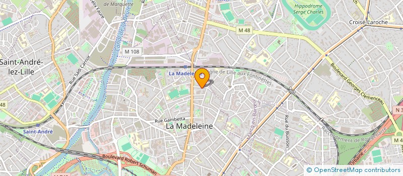 localisation de l'entreprise MONSIEUR MARC-ANTOINE PAPEGHIN à LA MADELEINE