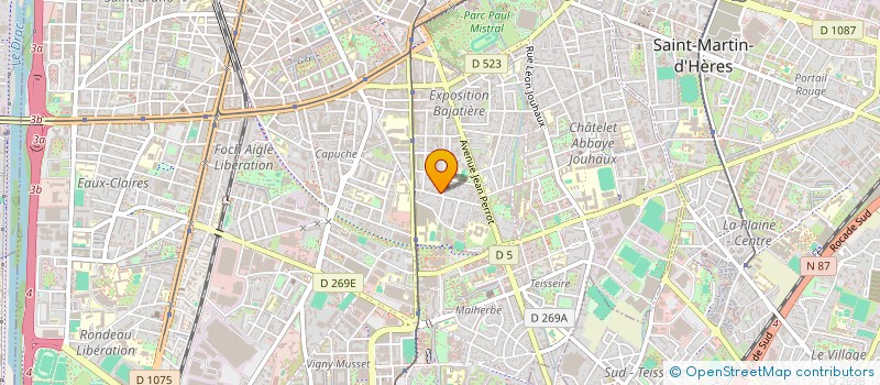 localisation de l'entreprise MONSIEUR MARC-ANTOINE PARNET à GRENOBLE