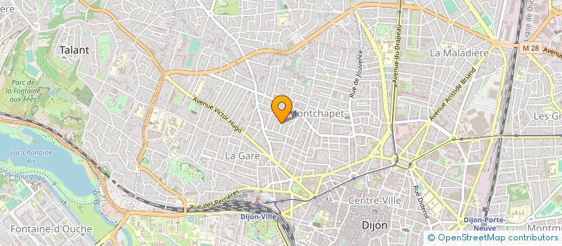 localisation de l'entreprise MONSIEUR MARC-ANTOINE PERCHET  DIJON