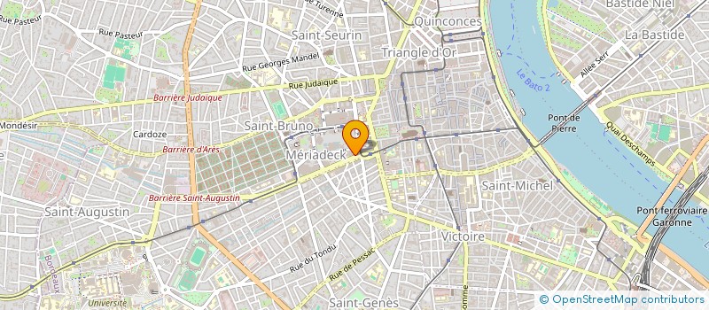 localisation de l'entreprise MONSIEUR MARC ANTOINE PEREZ  BORDEAUX