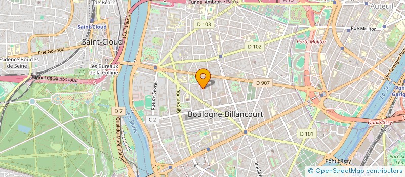 localisation de l'entreprise MONSIEUR MARC-ANTOINE PETIT à BOULOGNE-BILLANCOURT