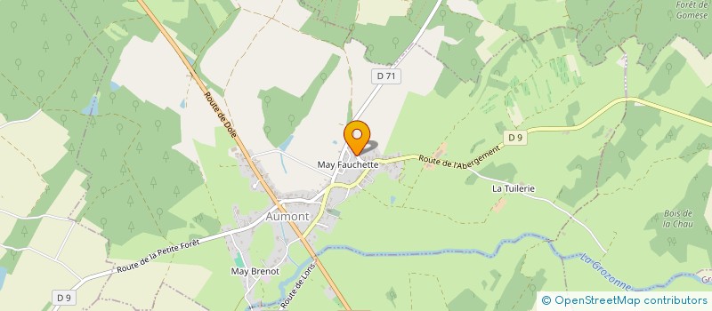 localisation de l'entreprise MONSIEUR MARC-ANTOINE PETITJEAN à AUMONT