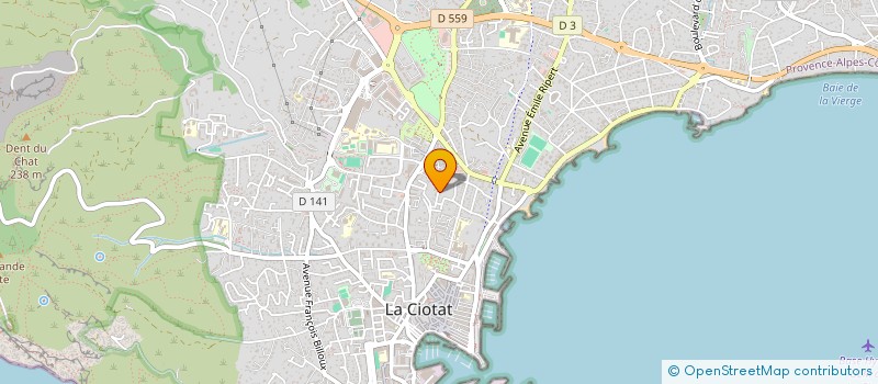 localisation de l'entreprise MONSIEUR MARC-ANTOINE POTIER à LA CIOTAT
