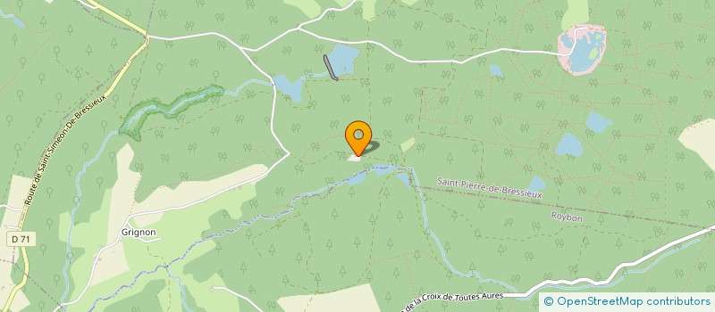 localisation de l'entreprise MONSIEUR MARC ANTOINE RICHARD  SAINT-PIERRE-DE-BRESSIEUX