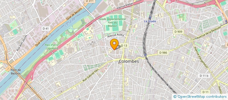 localisation de l'entreprise MONSIEUR MARC-ANTOINE ROLLINDE DE BEAUMONT à COLOMBES