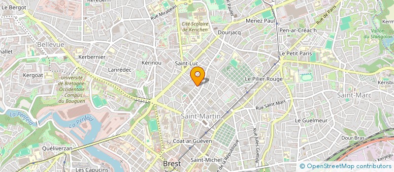 localisation de l'entreprise MONSIEUR MARC-ANTOINE ROSEC à BREST