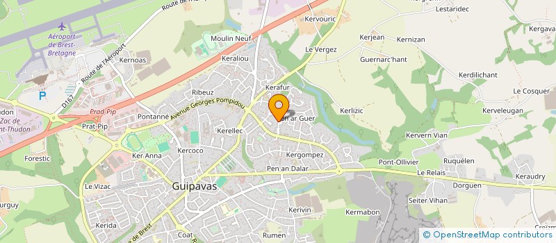 localisation de l'entreprise MONSIEUR MARC-ANTOINE TAPPREST  GUIPAVAS