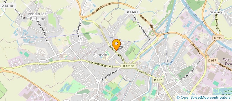 localisation de l'entreprise MONSIEUR MARC-ANTOINE TIRMAN à BETHUNE