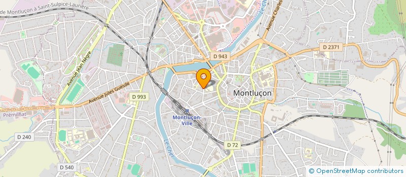 localisation de l'entreprise MONSIEUR MARC-ANTOINE TROUBAT à MONTLUCON