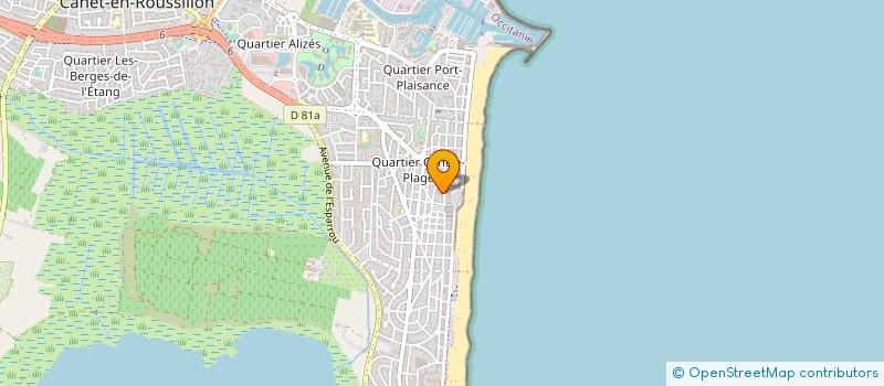 localisation de l'entreprise MONSIEUR MARC-ANTONIO DAGANAUD  CANET EN ROUSSILLON