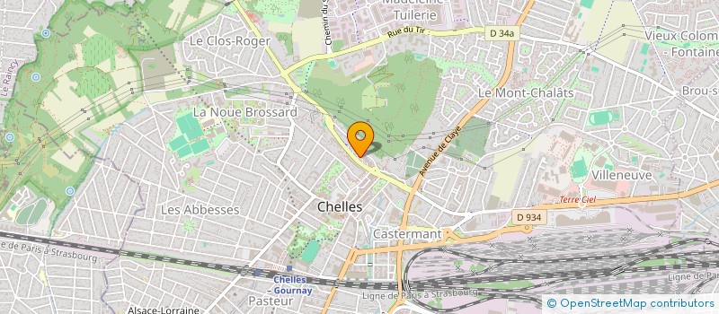 localisation de l'entreprise MONSIEUR MARC AOUIZERAT à CHELLES