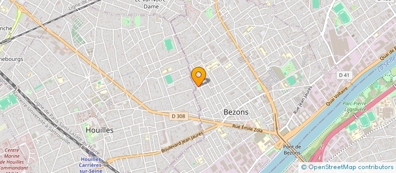 localisation de l'entreprise MONSIEUR MARC AOUSTIN à BEZONS