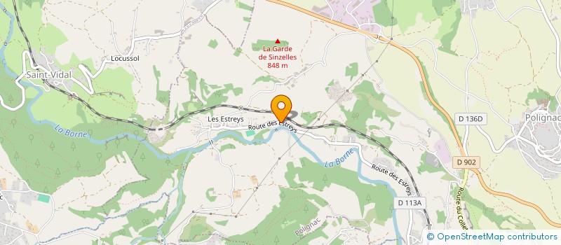 localisation de l'entreprise MONSIEUR MARC ARNAUD  POLIGNAC