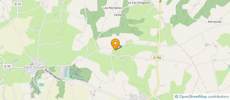 localisation de l'entreprise MONSIEUR MARC AROUD à LE MENE