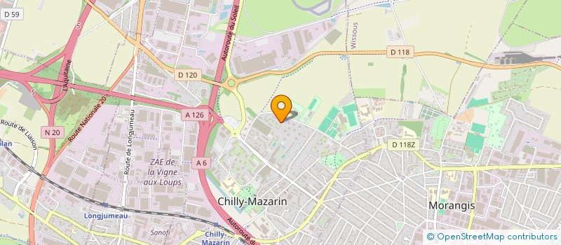 localisation de l'entreprise MONSIEUR MARC-ARTHUR CHERY  CHILLY-MAZARIN