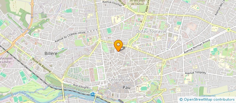 localisation de l'entreprise MONSIEUR MARC ASEGUINOLAZA à PAU