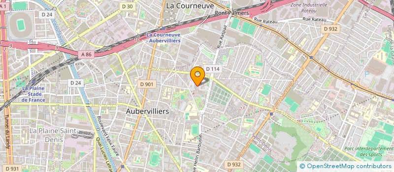 localisation de l'entreprise MONSIEUR MARC ASSI à AUBERVILLIERS