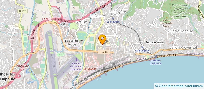localisation de l'entreprise MONSIEUR MARC ASTEGIANO à CANNES