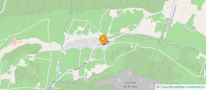 localisation de l'entreprise MONSIEUR MARC AUBOURG  VALLABRIX