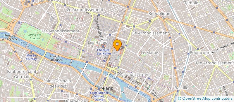 localisation de l'entreprise MONSIEUR MARC AUDIBERT  PARIS