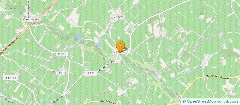 localisation de l'entreprise MONSIEUR MARC AUDIBERT  LALANDE-DE-POMEROL