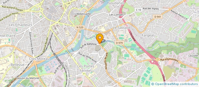 localisation de l'entreprise MONSIEUR MARC AUDUREAU à LIMOGES