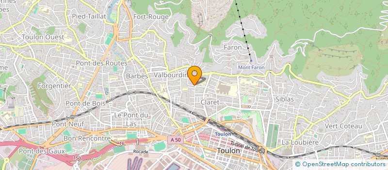 localisation de l'entreprise MONSIEUR MARC AUGIER  TOULON