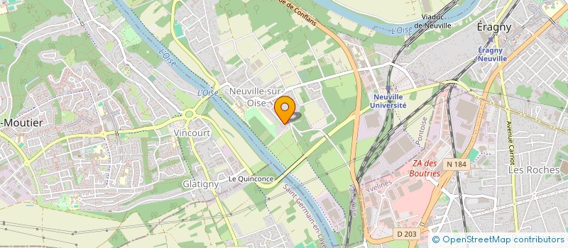 localisation de l'entreprise MONSIEUR MARC-AURELE BOURLARD  NEUVILLE-SUR-OISE