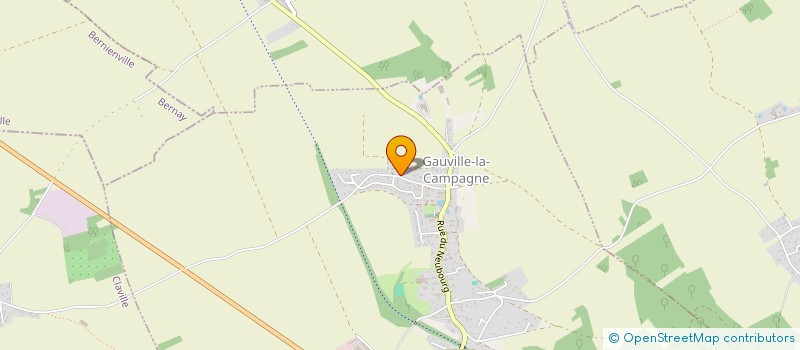 localisation de l'entreprise MONSIEUR MARC-AURELE BOUZOU  GAUVILLE-LA-CAMPAGNE